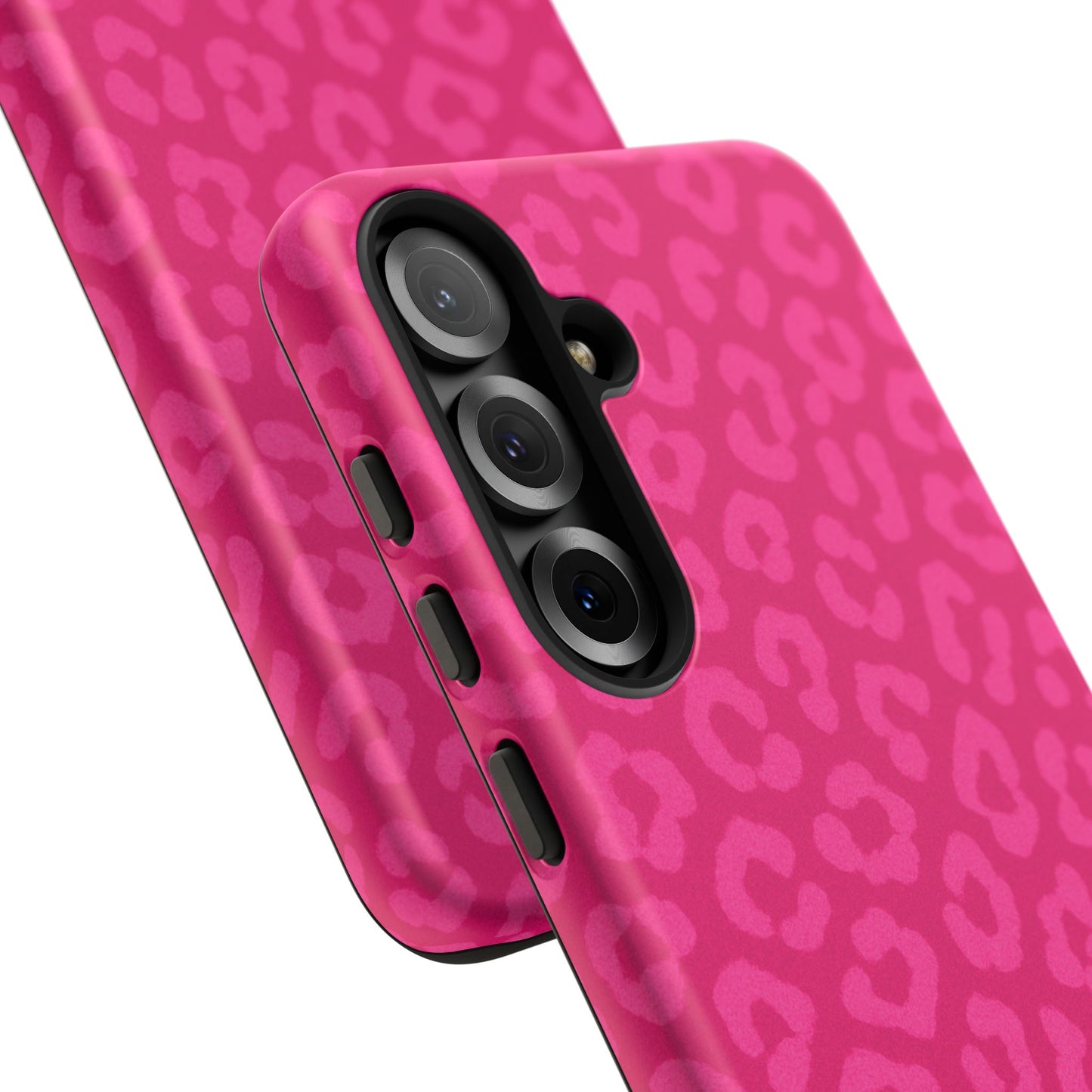 Hot Pink Leopard Print Phone Case – Bold Coquette Leopard Tough Case