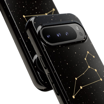 Leo Zodiac Constellation Phone Case – Luxe Gold Celestial Cover
