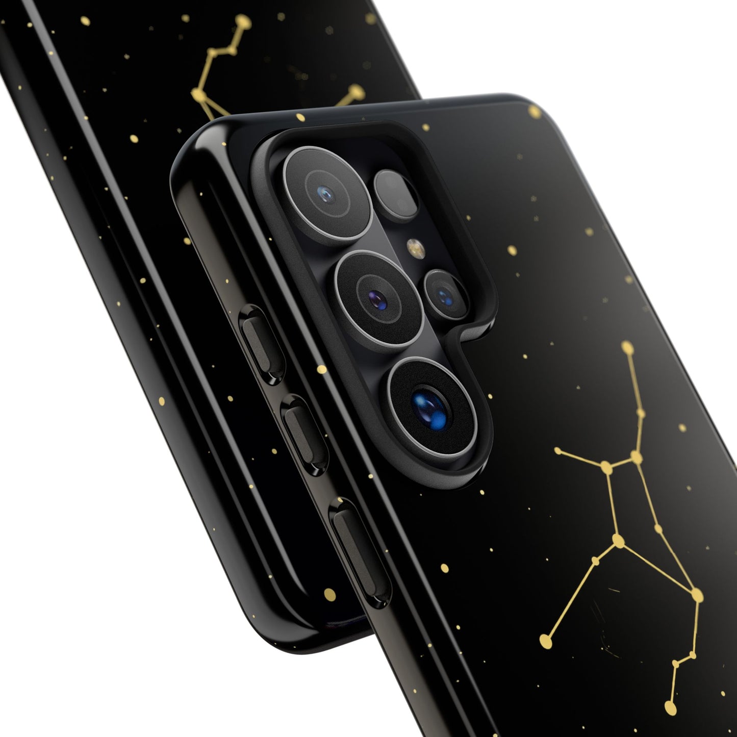 Virgo Zodiac Constellation Phone Case – Luxe Gold Celestial Cover