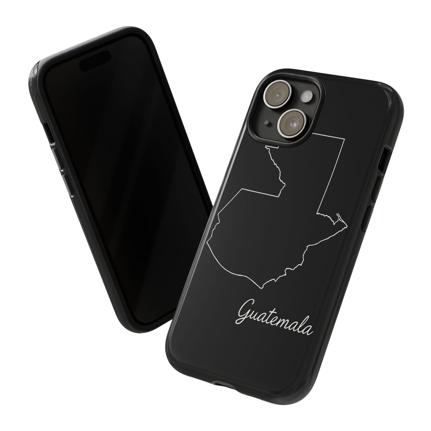 Guatemala Outline Phone Case – Minimal Country Map Tough Case (iPhone, Samsung, Pixel)