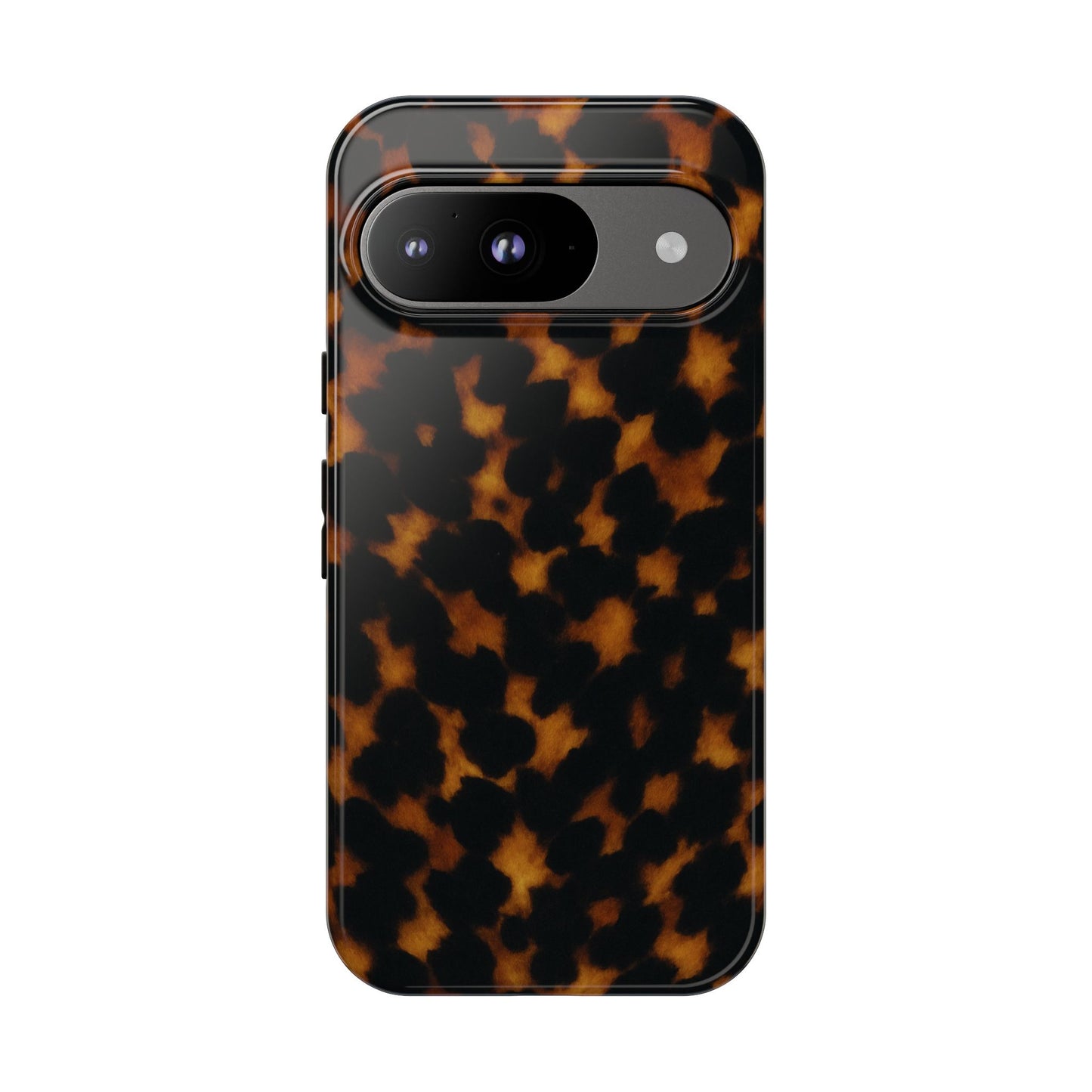 Tortoiseshell Phone Case – Brown Leopard Pattern Luxury Tough Protective Case