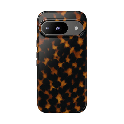 Tortoiseshell Phone Case – Brown Leopard Pattern Luxury Tough Protective Case