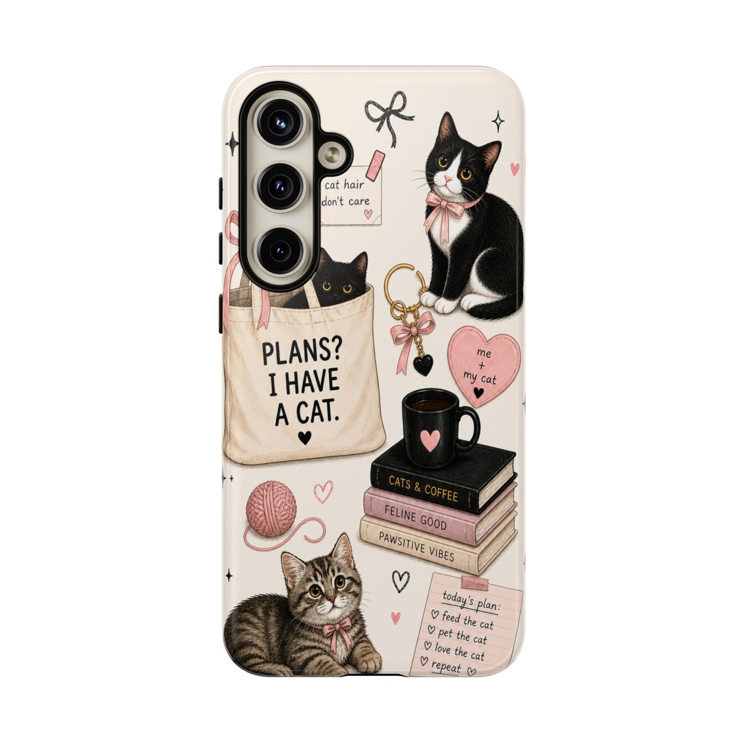 Cat Lover Phone Case | Plans? I Have A Cat Cute Aesthetic Cover