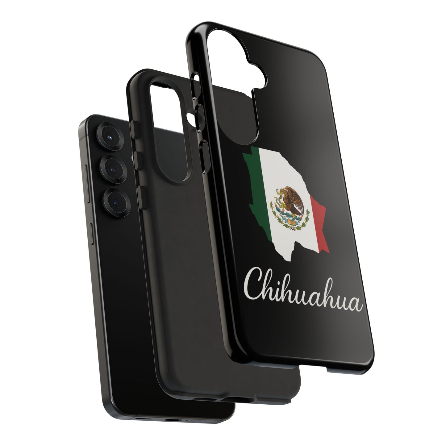 Chihuahua Mexico Flag Map Phone Case | Mexican American Pride Tough Case for iPhone & Samsung