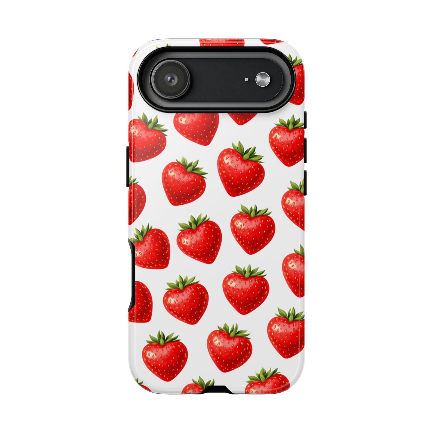 Cute Strawberry Phone Case – Aesthetic Fruit Pattern Protective Cover for Iphone, Samsung Galaxy and Pixel