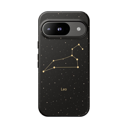 Leo Zodiac Constellation Phone Case – Luxe Gold Celestial Cover