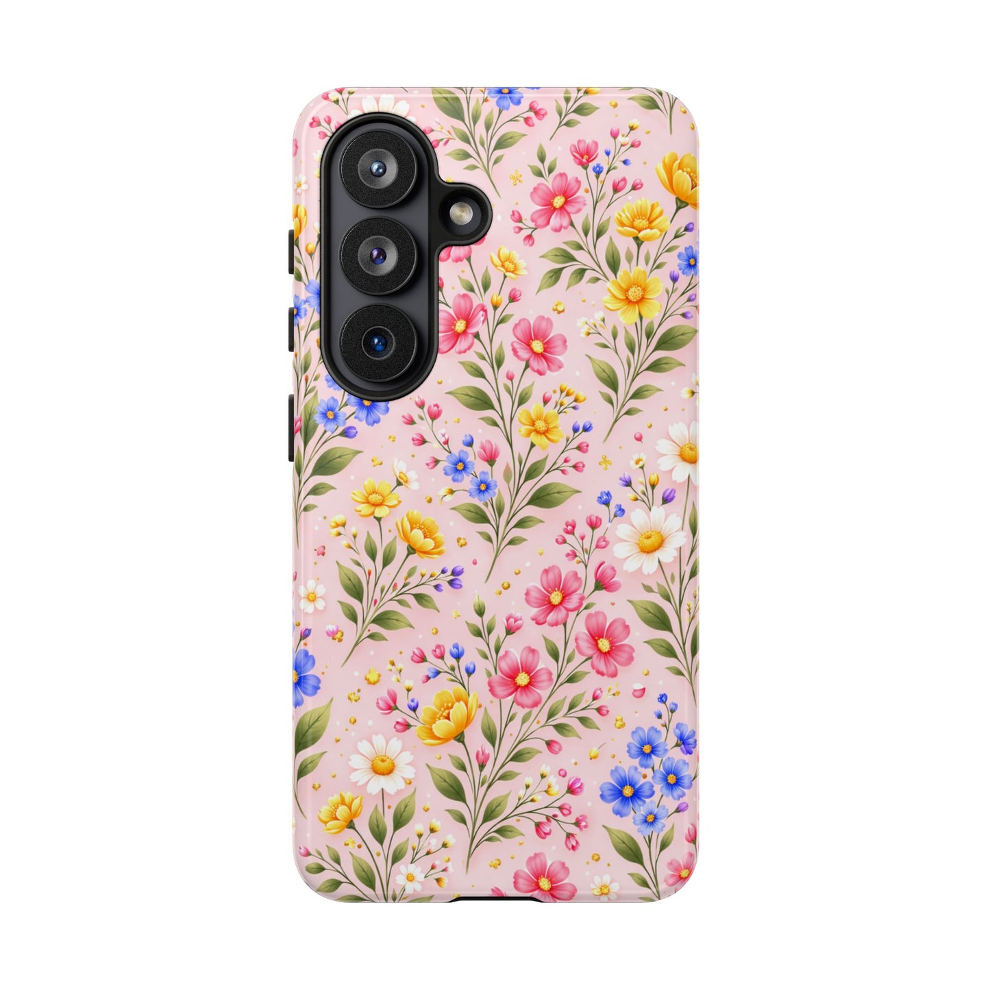 Wildflower Floral Phone Case Vintage Spring Meadow Tough Cover