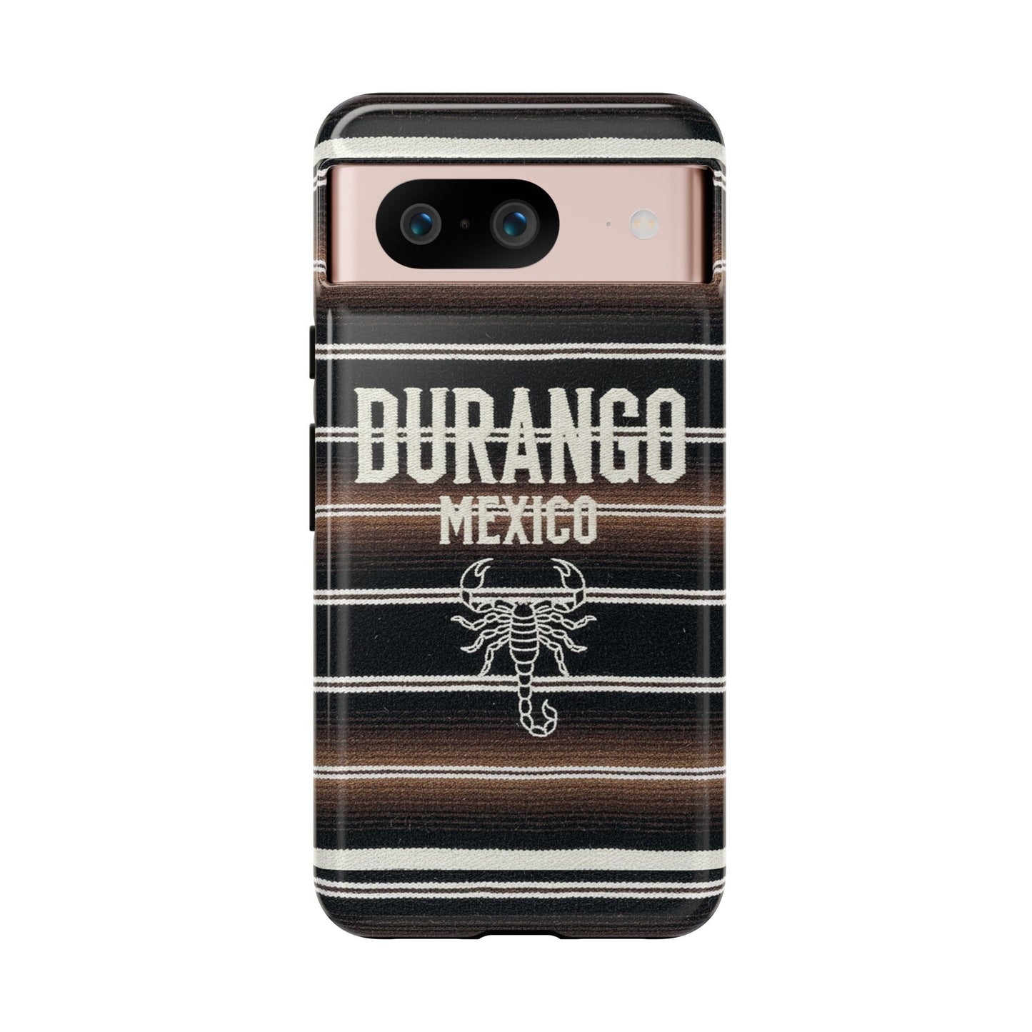 Durango Mexico Phone Case | Serape Scorpion Western Design | Mexican Heritage Tough Case for iPhone & Samsung