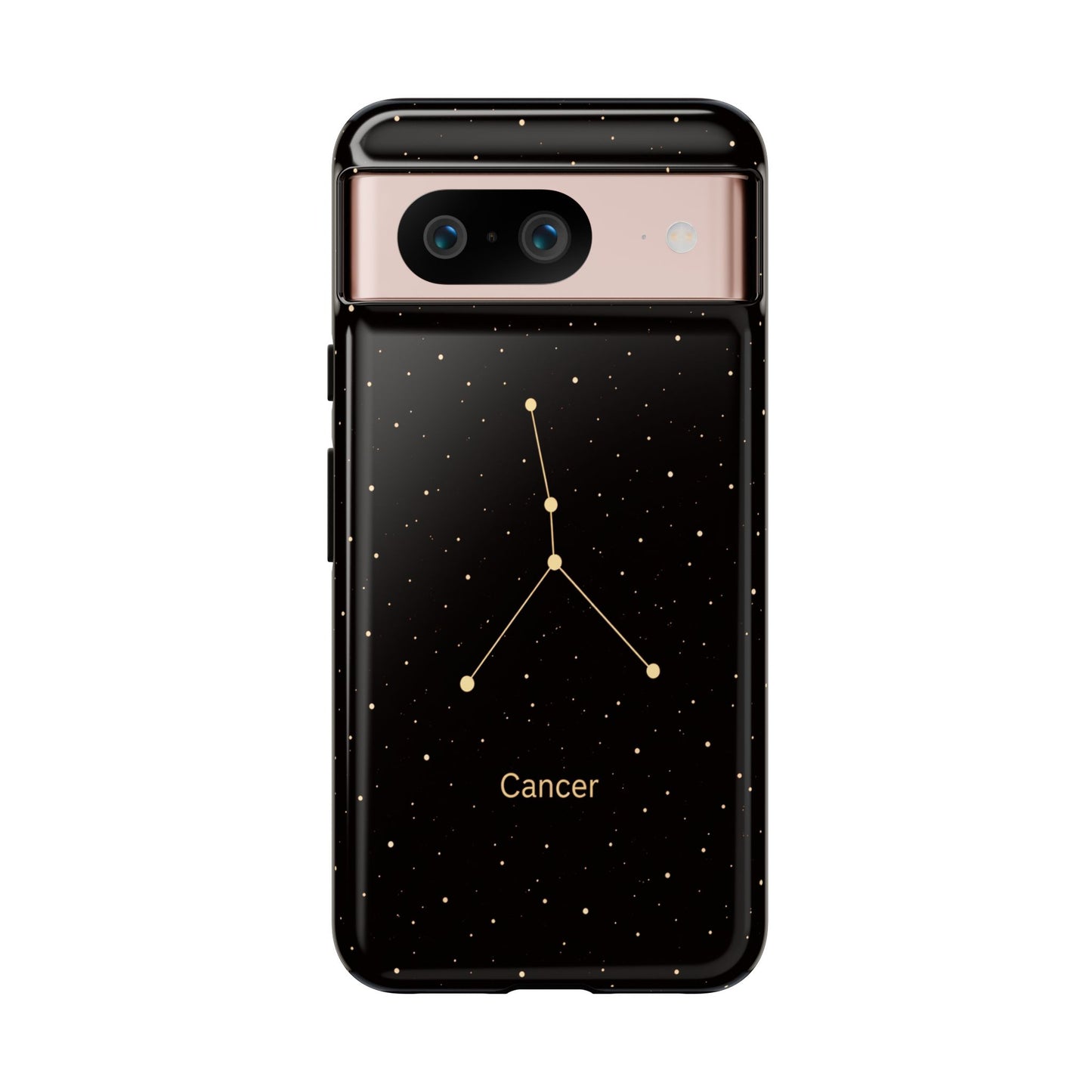 Cancer Zodiac Constellation Phone Case – Luxe Gold Celestial Cover