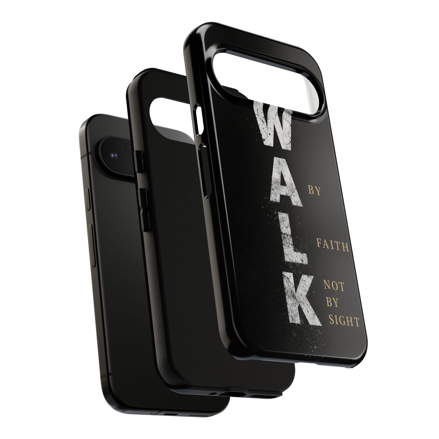 Walk by Faith Not by Sight Christian Phone Case Bible Verse Faith Cover