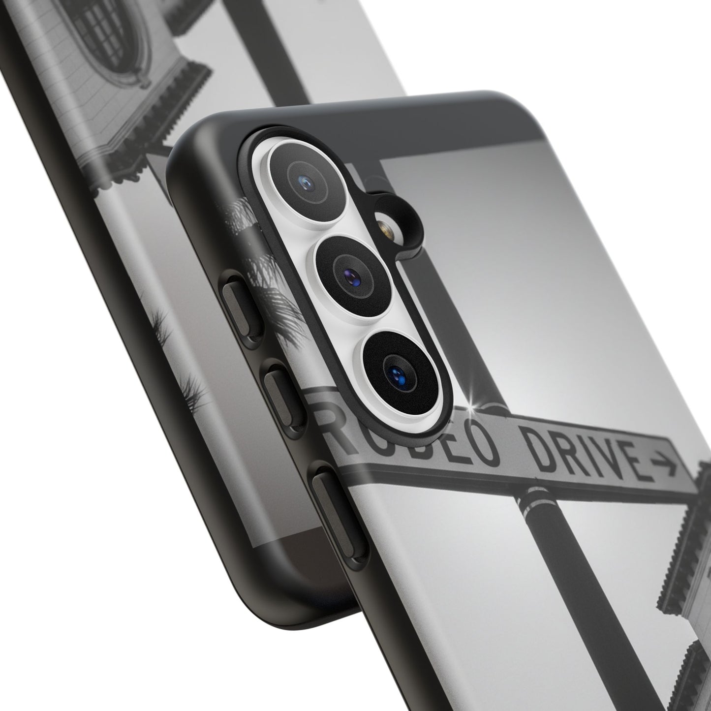 Rodeo Drive Phone Case | Los Angeles Aesthetic Black & White Photography | Luxury LA Street Tough Case for iPhone & Samsung
