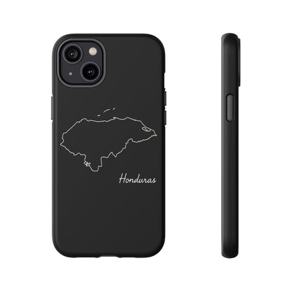 Honduras Outline Phone Case – Minimal Country Map Tough Case (iPhone, Samsung, Pixel)