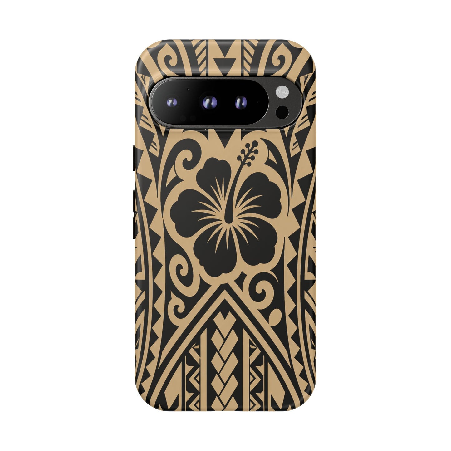 Polynesian Tribal Hawaiin Hibiscus Phone Case for iPhone Samsung Galaxy