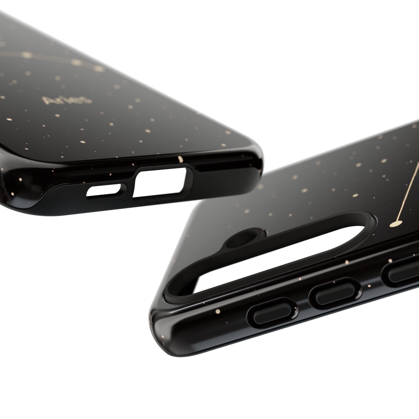 Aries Zodiac Constellation Phone Case – Luxe Gold Celestial Cover