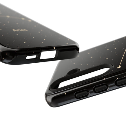 Aries Zodiac Constellation Phone Case – Luxe Gold Celestial Cover