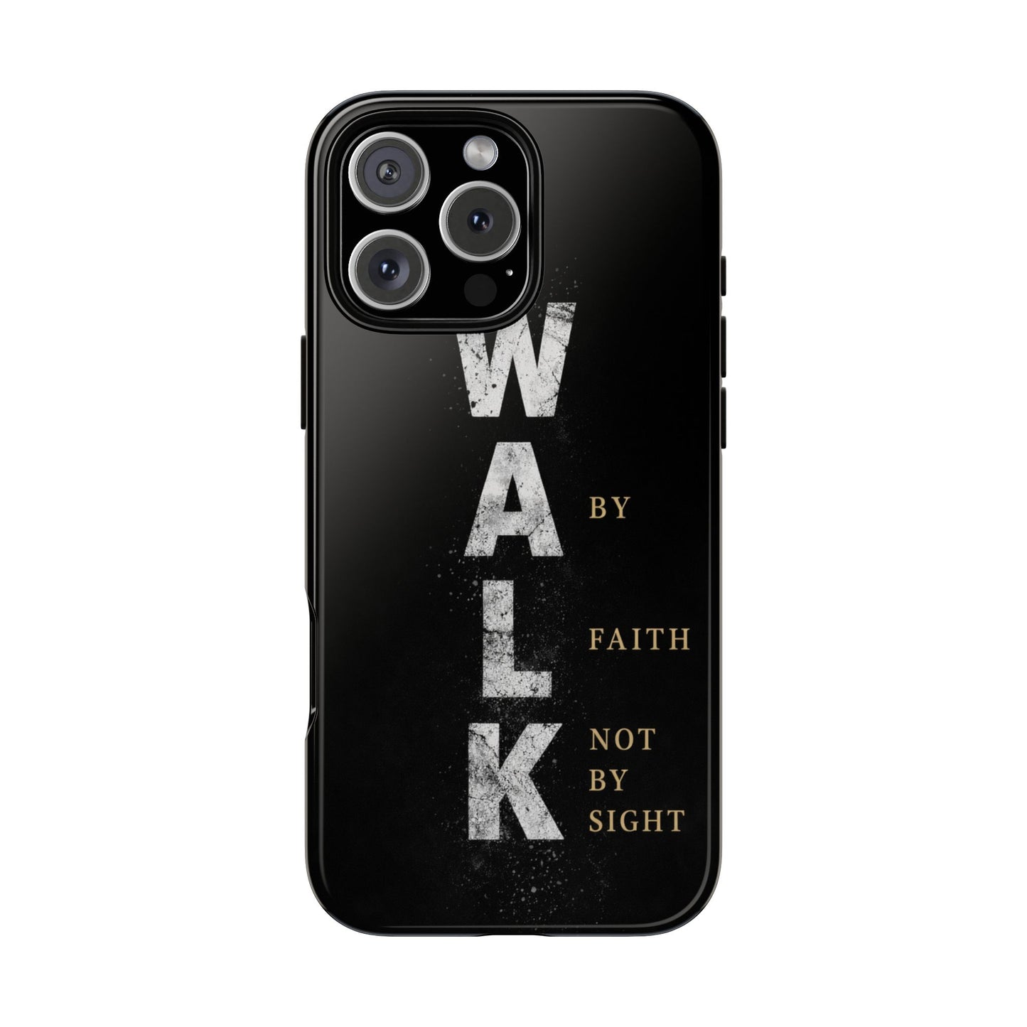 Walk by Faith Not by Sight Christian Phone Case Bible Verse Faith Cover