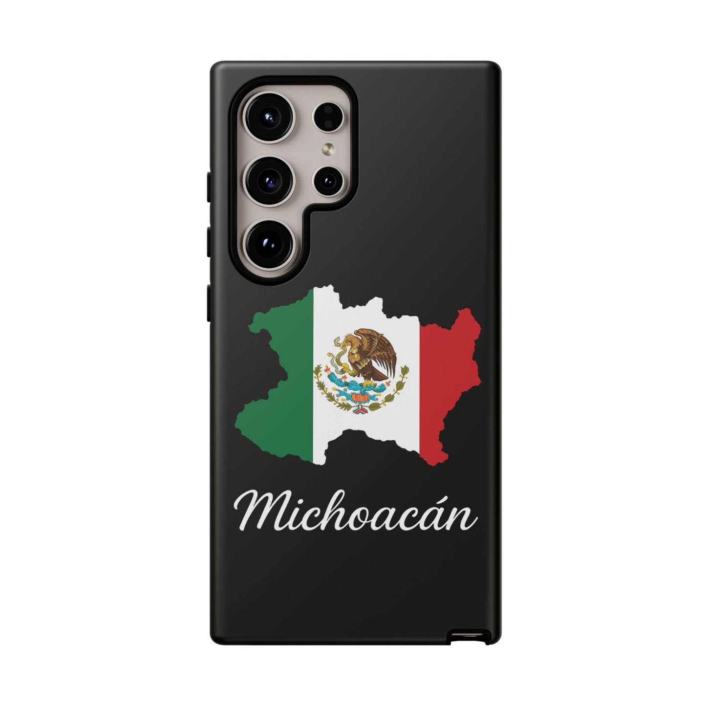 Michoacán Mexico Flag Map Phone Case | Mexican American Pride Tough Case for iPhone & Samsung