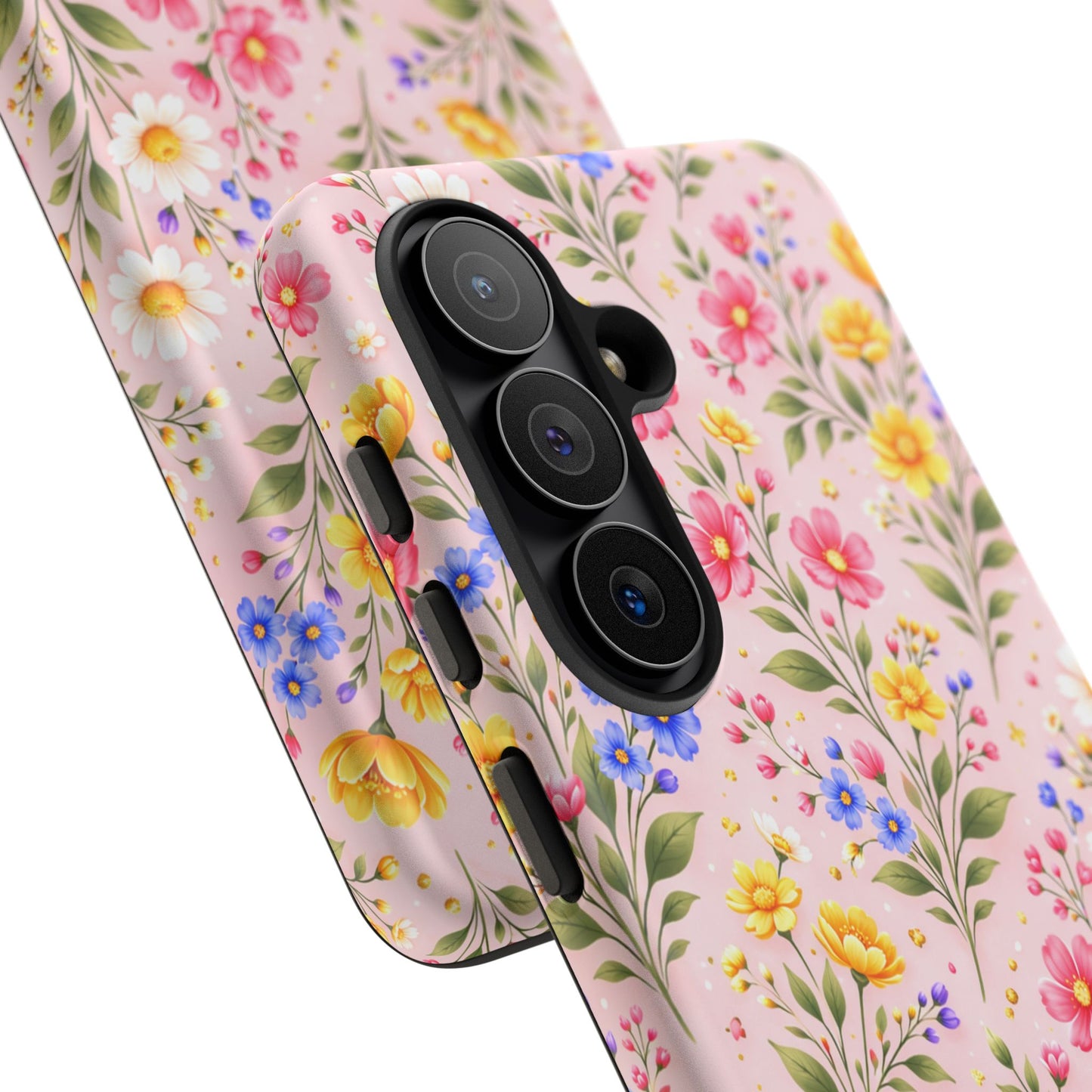 Wildflower Floral Phone Case Vintage Spring Meadow Tough Cover