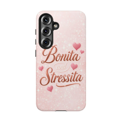 Bonita Stressita Phone Case Cute Latina Aesthetic Pink Coquette Case