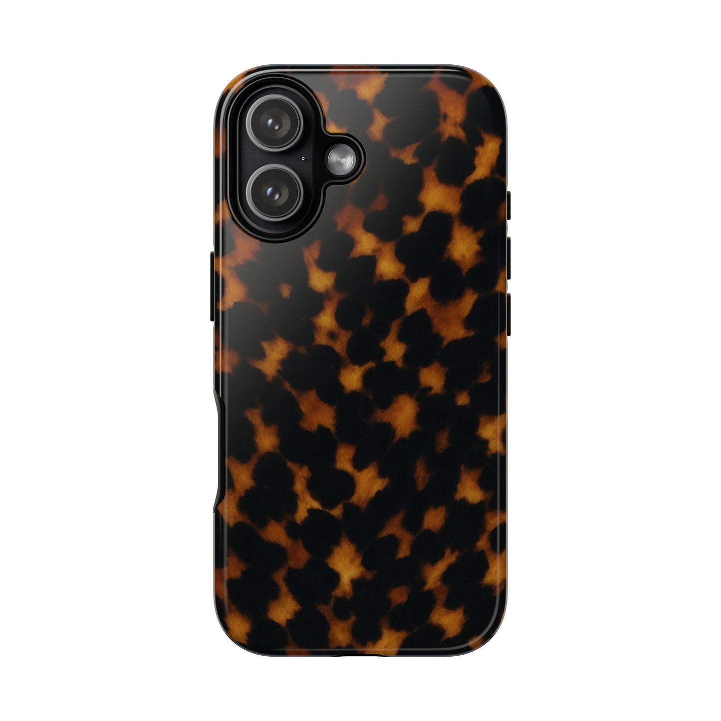 Tortoiseshell Phone Case – Brown Leopard Pattern Luxury Tough Protective Case