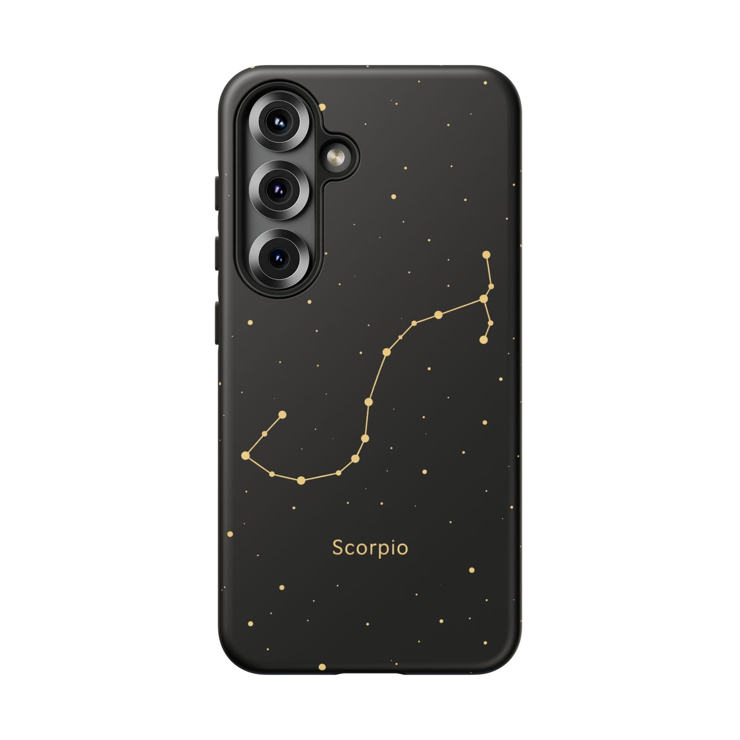 Scorpio Zodiac Constellation Phone Case – Luxe Gold Celestial Cover