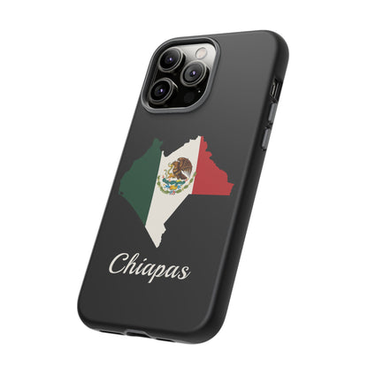 Chiapas Mexico Flag Map Phone Case | Mexican American Pride Tough Case for iPhone & Samsung
