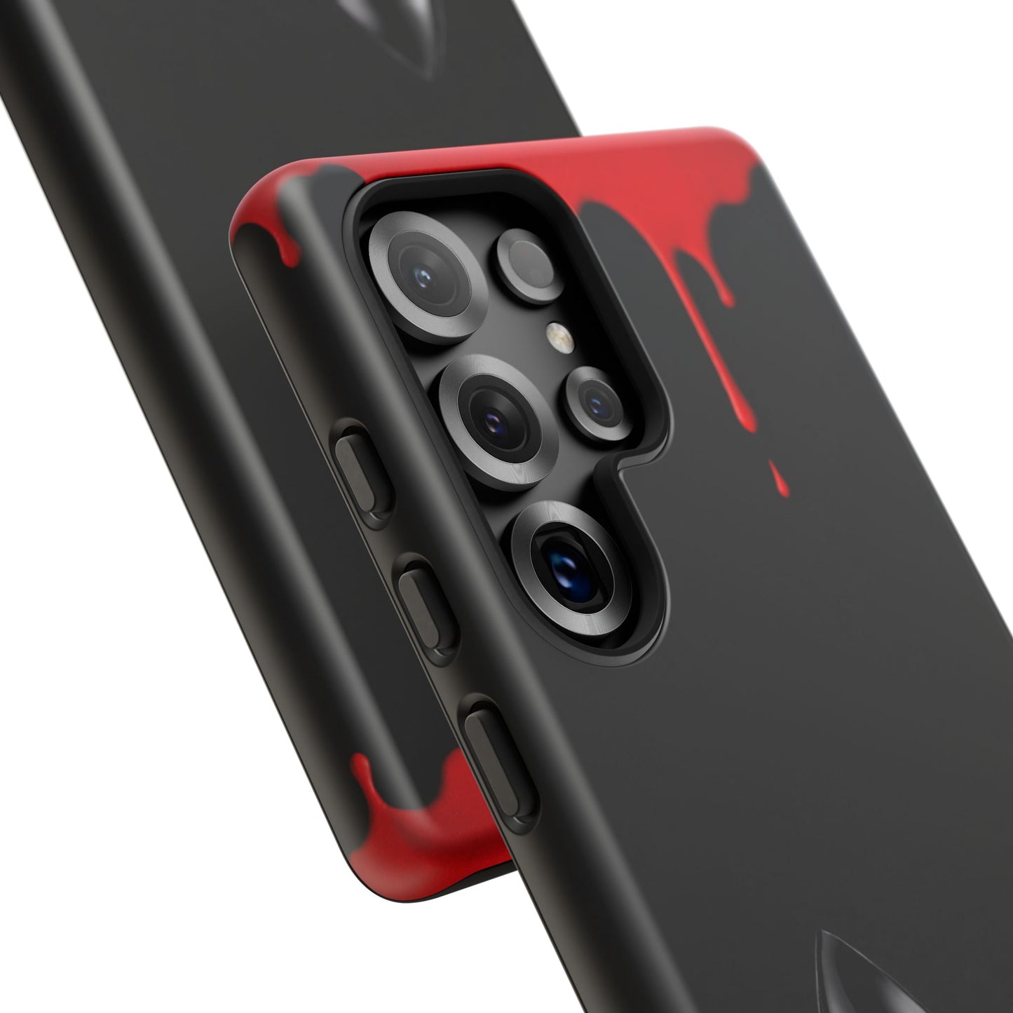 Dark Feminine Red Drip Phone Case – Gothic Glam Tough Cover
