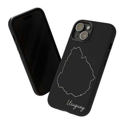 Uruguay Outline Phone Case – Minimal Country Map Tough Case (iPhone, Samsung, Pixel)