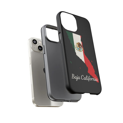 Baja California Mexico Flag Map Phone Case | Mexican American Pride Tough Case for iPhone & Samsung