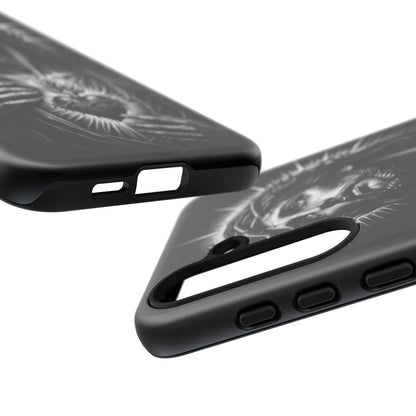 Jesus Sacred Heart Phone Case Black White Christian Faith Aesthetic