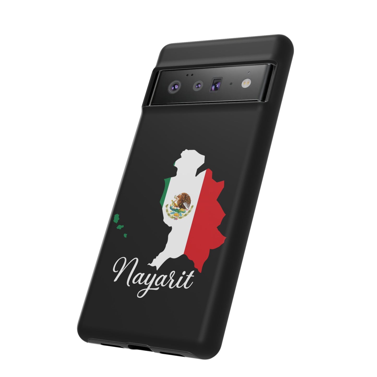 Nayarit Mexico Flag Map Phone Case | Mexican American Pride Tough Case for iPhone & Samsung