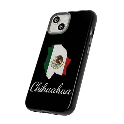 Chihuahua Mexico Flag Map Phone Case | Mexican American Pride Tough Case for iPhone & Samsung