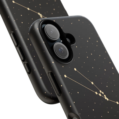 Taurus Zodiac Constellation Phone Case – Luxe Gold Celestial Cover