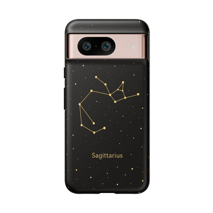 Sagittarius Zodiac Constellation Phone Case – Luxe Gold Celestial Cover