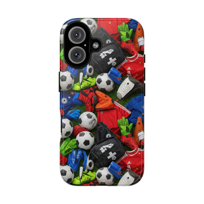 Soccer Ball Pattern Phone Case – Sports Fan Tough Protective Game Day Case