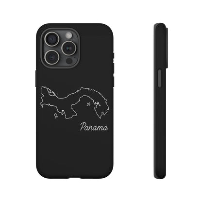 Panama Outline Phone Case – Minimal Country Map Tough Case (iPhone, Samsung, Pixel)