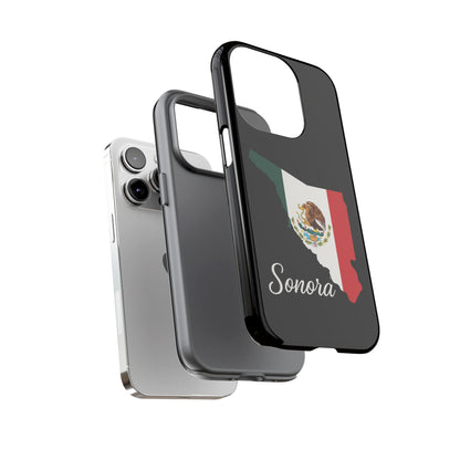 Sonora Mexico Flag Map Phone Case | Mexican American Pride Tough Case for iPhone & Samsung