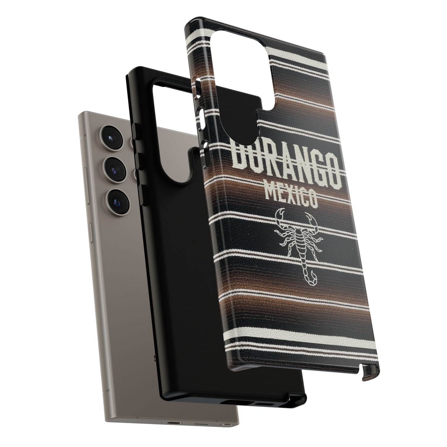 Durango Mexico Phone Case | Serape Scorpion Western Design | Mexican Heritage Tough Case for iPhone & Samsung