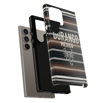 Durango Mexico Phone Case | Serape Scorpion Western Design | Mexican Heritage Tough Case for iPhone & Samsung