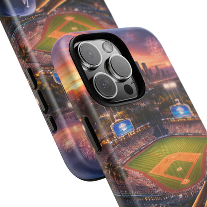 Baseball Sunset Stadium Phone Case LA Game Day Sports Aesthetic Case