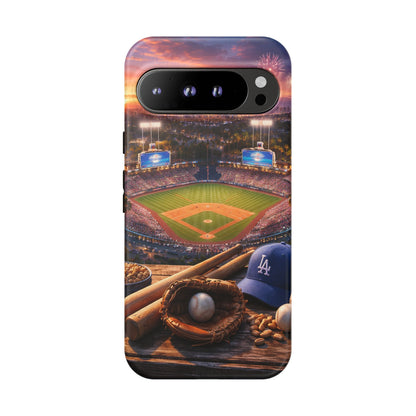 Baseball Sunset Stadium Phone Case LA Game Day Sports Aesthetic Case