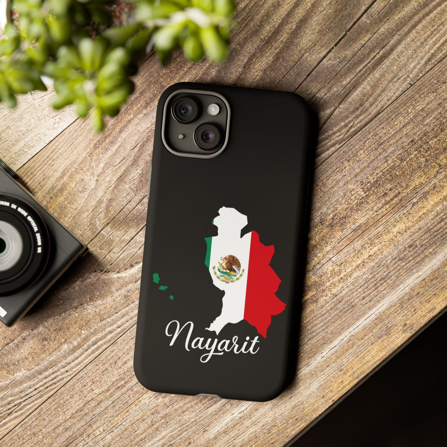 Nayarit Mexico Flag Map Phone Case | Mexican American Pride Tough Case for iPhone & Samsung