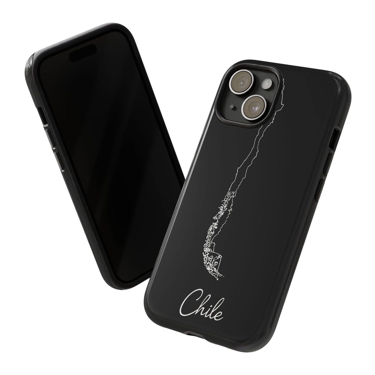 Chile Outline Phone Case – Minimal Country Map Tough Case (iPhone, Samsung, Pixel)