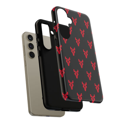 Mazatlán Bull Phone Case – Black Red Streetwear Tough Shockproof Cover