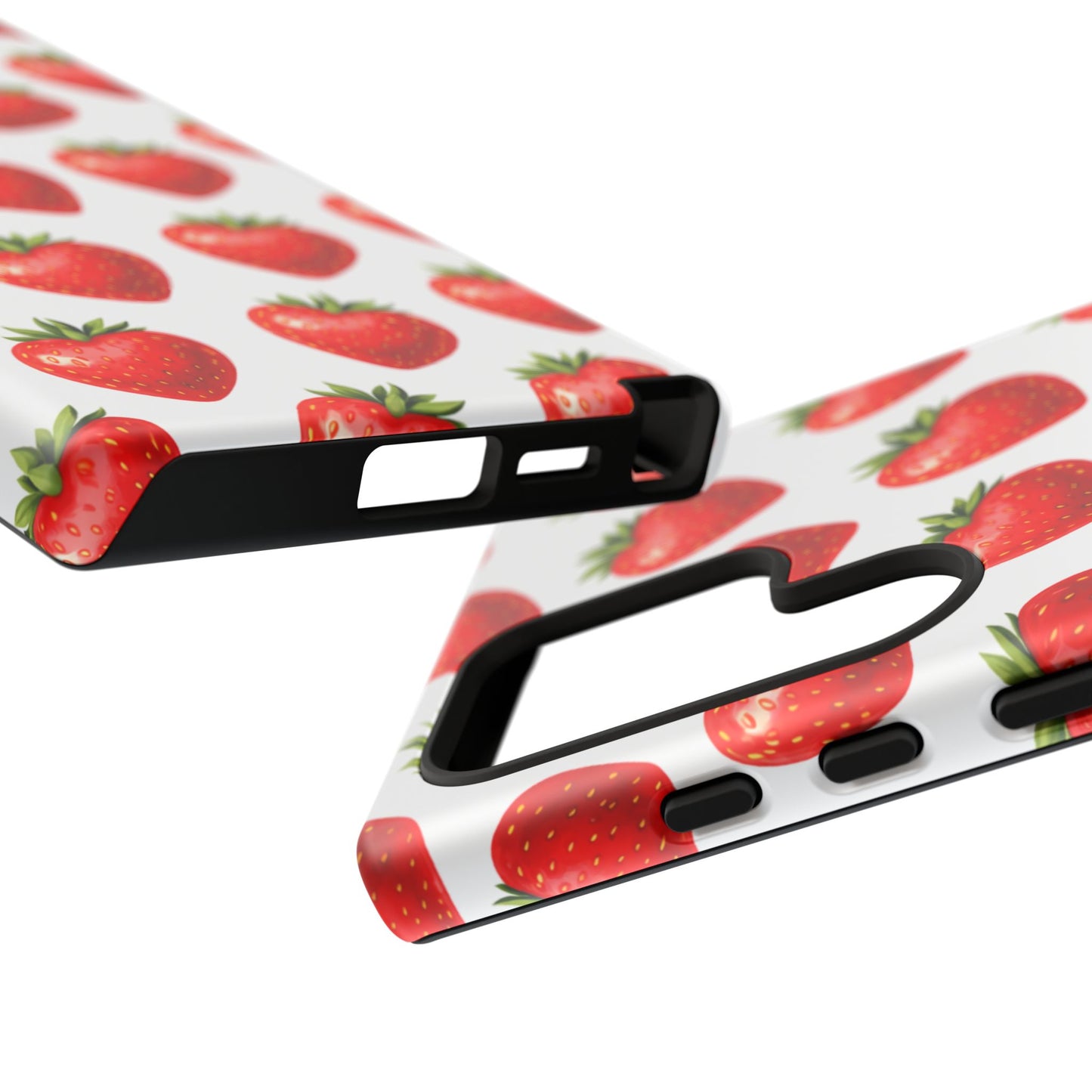Cute Strawberry Phone Case – Aesthetic Fruit Pattern Protective Cover for Iphone, Samsung Galaxy and Pixel