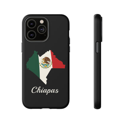 Chiapas Mexico Flag Map Phone Case | Mexican American Pride Tough Case for iPhone & Samsung