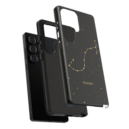 Scorpio Zodiac Constellation Phone Case – Luxe Gold Celestial Cover