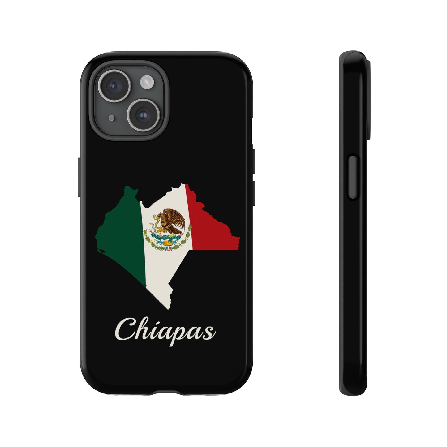 Chiapas Mexico Flag Map Phone Case | Mexican American Pride Tough Case for iPhone & Samsung