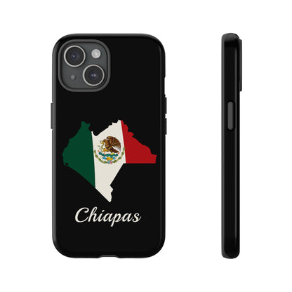 Chiapas Mexico Flag Map Phone Case | Mexican American Pride Tough Case for iPhone & Samsung