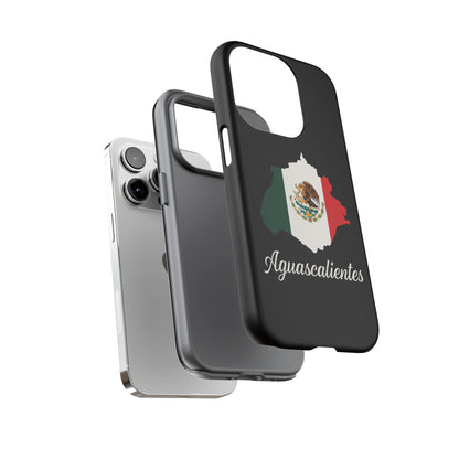 Aguascalientes Mexico Flag Map Phone Case | Mexican American Pride Tough Case for iPhone & Samsung